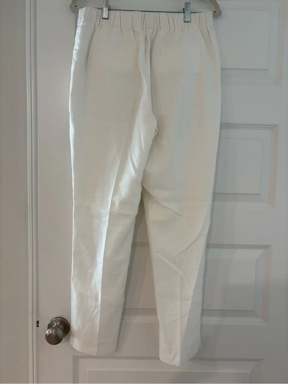 J. Crew White  Linen Pants